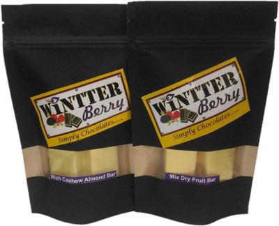 wintter berry combo pack of mix dry fruit and cashew almond dark chocolate Bars(Pack of 2, 240 g)
wintter berry combo pack of mix dry fruit and cashew almond dark chocolate Bars(Pack of 2, 240 g)