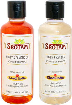 Srotam Honey & Almond Oil Shampoo AND Honey & Vanilla Shampoo- ( Set of 1 Bottle Each 210 ML)(Set of 2)
Srotam Honey & Almond Oil Shampoo AND Honey & Vanilla Shampoo- ( Set of 1 Bottle Each 210 ML)(Set of 2)