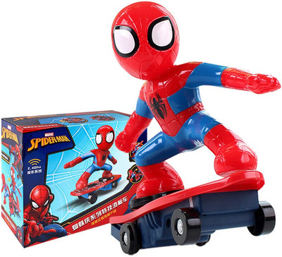SHRIBOSSJI Spiderman Electronic Stunt Scooter Skateboard 360 Rotation With Sound for kids with best quality(multicolor)(Multicolor)
SHRIBOSSJI Spiderman Electronic Stunt Scooter Skateboard 360 Rotation With Sound for kids with best quality(multicolor)(Multicolor)