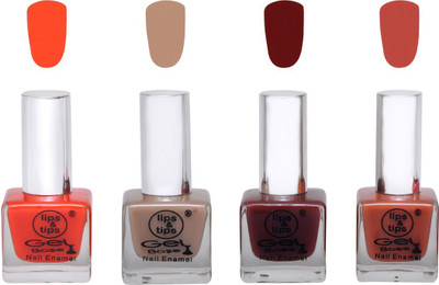 Lips & Tips Premium Collection Nail polish - Combo set of 4 Exclusive Nail Enamels - Tangerine, Coffee Nude, Dusky Brown, Chocolate Mosse ( Pack of 4 ) Multi(Pack of 4)
Lips & Tips Premium Collection Nail polish - Combo set of 4 Exclusive Nail Enamels - Tangerine, Coffee Nude, Dusky Brown, Chocolate Mosse ( Pack of 4 ) Multi(Pack of 4)