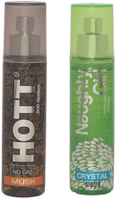HOTT Mens MUSK & CRYSTAL- (Set of 2 Perfume for Couple) (60ml each) Perfume - 60 ml(For Men & Women)
HOTT Mens MUSK & CRYSTAL- (Set of 2 Perfume for Couple) (60ml each) Perfume - 60 ml(For Men & Women)