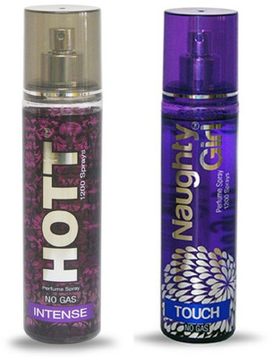 HOTT Mens INTENSE & TOUCH- (Set of 2 Perfume for Couple) (135ml each) Perfume - 135 ml(For Men & Women)
HOTT Mens INTENSE & TOUCH- (Set of 2 Perfume for Couple) (135ml each) Perfume - 135 ml(For Men & Women)