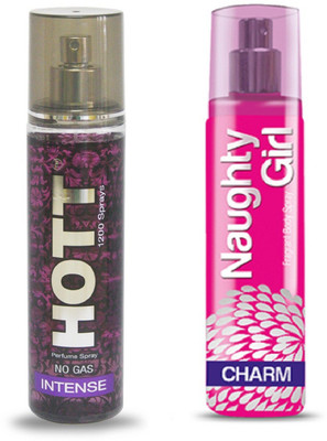 HOTT Mens INTENSE & CHROME- (Set of 2 Perfume for Couple) (135ml each) Perfume - 135 ml(For Men & Women)
HOTT Mens INTENSE & CHROME- (Set of 2 Perfume for Couple) (135ml each) Perfume - 135 ml(For Men & Women)