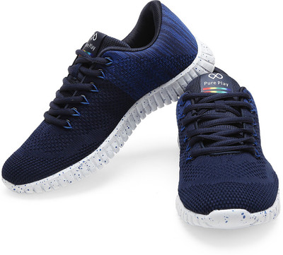 Pure Play Perfect Running Shoes For Men(Blue, Navy