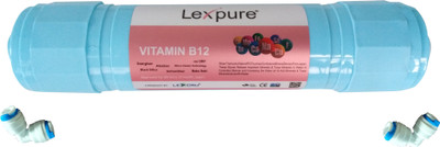 lexcru Pokar RO Lexpure Vitamin B12 Filter + 2pcs Connector , Suitable for All RO Water Purifier Solid Filter Cartridge(5, Pack of 1)
lexcru Pokar RO Lexpure Vitamin B12 Filter + 2pcs Connector , Suitable for All RO Water Purifier Solid Filter Cartridge(5, Pack of 1)