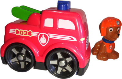 HALO NATION Paw Patrol Zuma's Fire Fightin' Truck, Vehicle and Figure(Orange)