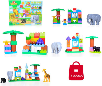 WAMA RETAILS Animal Block Game for Kids to Enjoy, animal shapes makes kids feel good to play and also block games encurage them for building skills. For kids above 3 years(Multicolor)
WAMA RETAILS Animal Block Game for Kids to Enjoy, animal shapes makes kids feel good to play and also block games encurage them for building skills. For kids above 3 years(Multicolor)