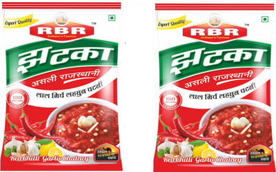 rbr Premium Rajasthani Chilli Garlic Chatney(Lehsun Mirchi) 100g, Pack of 2 Chutney Paste(200 g)
rbr Premium Rajasthani Chilli Garlic Chatney(Lehsun Mirchi) 100g, Pack of 2 Chutney Paste(200 g)