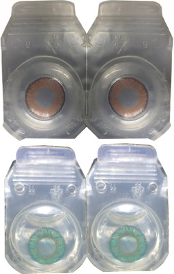 Soft Eye Orange Honey color and Turquoise color Monthly Contact Lens(0.0, honey, turquoise, Pack of 2)
Soft Eye Orange Honey color and Turquoise color Monthly Contact Lens(0.0, honey, turquoise, Pack of 2)