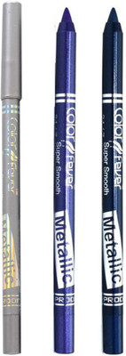 Color Fever Long lasting waterproof liquid eyeliner 22 12 g(Silver, Purple, Party Blue)
Color Fever Long lasting waterproof liquid eyeliner 22 12 g(Silver, Purple, Party Blue)
