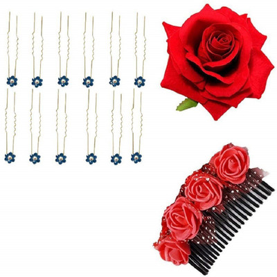 Chooz Designer Studio Red Golds Bamboo Rose Pin Hair Clip for Women Hair Clip, Hair Pin(Red)
Chooz Designer Studio Red Golds Bamboo Rose Pin Hair Clip for Women Hair Clip, Hair Pin(Red)