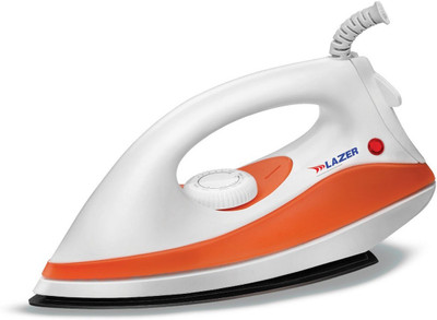 Lazer 1000W White With orange Dry Iron(White)