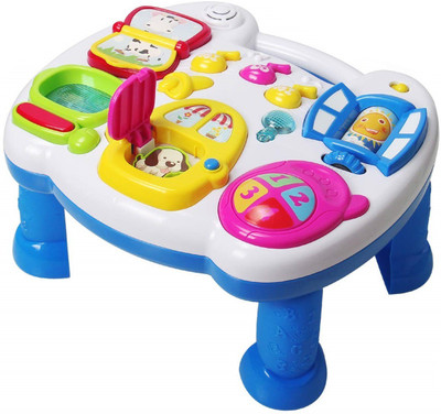 IndusBay Multifunctional Activity Table - Early Educational and Sensory Development learning Toy with Animal Sound & Music For Toddlers & babies(Multicolor)
IndusBay Multifunctional Activity Table - Early Educational and Sensory Development learning Toy with Animal Sound & Music For Toddlers & babies(Multicolor)