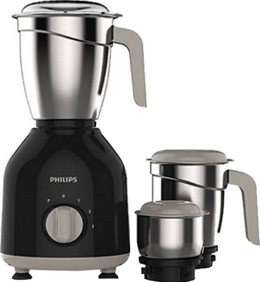 Philips Mixer Grinder mx-023 600 Juicer Mixer Grinder(White, 3 Jars)
