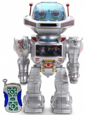 Exciting telligent Remote Control Toy Robot with Light Music & Screen (Silver)(Multicolor)
Exciting telligent Remote Control Toy Robot with Light Music & Screen (Silver)(Multicolor)