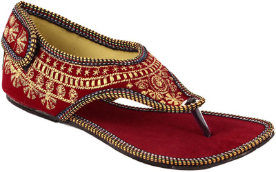 Rangmor Women Red Flats