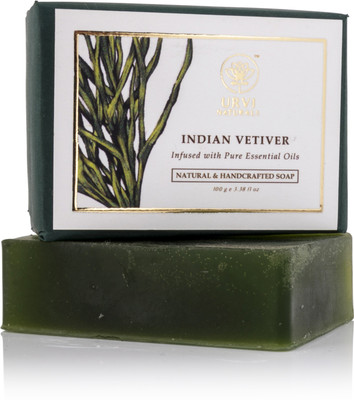 urvi naturals Indian Vetiver Khus Soap(100 g)