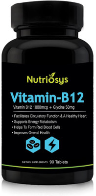 Nutriosys Vitamin B12 1000mcg ,Tablets(90 No)