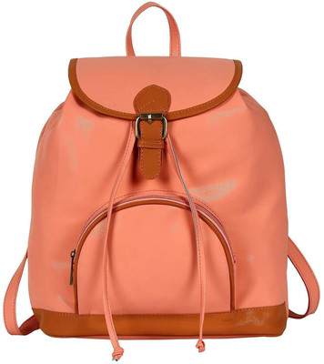 Beau Design BDBPPU69 2.5 L Backpack(Pink), Peach