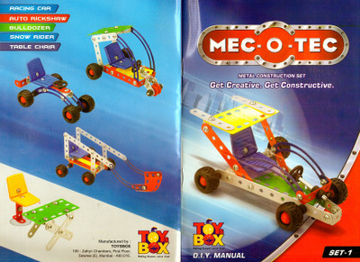Kidzfan Buyerfan Mec-O-Tec Metal Construction Game Set 1 | 5 Models | 88 Pieces | Build Your Creativity(Multicolor)
Kidzfan Buyerfan Mec-O-Tec Metal Construction Game Set 1 | 5 Models | 88 Pieces | Build Your Creativity(Multicolor)