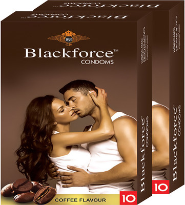 BLACKFORCE COFFEE AND COFFEE Condom(Set of 2, 20S)