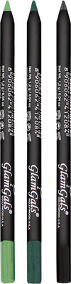 GLAMGALS Glide_on Eye pencil/liner- Pack of 3 1.2 g(Multi)
