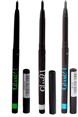 Glam 21 LongLasting Black Blue Green(Black, Blue, Green)