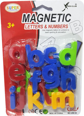 Rich Club RC-ABC ALPHABETS MAGNETIC LETTER(Multicolor)