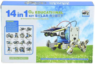 ICE TREE 14 in 1 Solar Robot Kit Toys for Kids, Educational and Learning Robotic Kit(Multicolor)
ICE TREE 14 in 1 Solar Robot Kit Toys for Kids, Educational and Learning Robotic Kit(Multicolor)