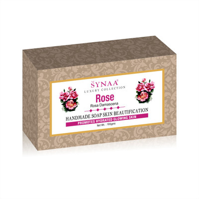 Synaa Rose Handmade Soap for Hydrated Glowing Skin, Enriched with Rose Extract(Pack of 2)(200 g, Pack of 2)
Synaa Rose Handmade Soap for Hydrated Glowing Skin, Enriched with Rose Extract(Pack of 2)(200 g, Pack of 2)