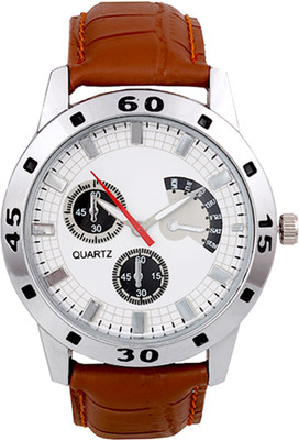 FRIX Brown Leather Strap White Dial With Chronograph Watch For Boys And Men Watch Limited Eddition Watch - For Men
FRIX Brown Leather Strap White Dial With Chronograph Watch For Boys And Men Watch Limited Eddition Watch - For Men