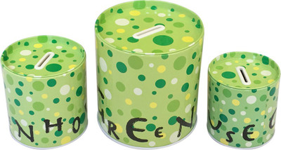 Wishpool Money Tin Gift Coin Boxes For Boys Girls GREEN STORAGE TIN BOX-3PCS Coin Bank(Green)
Wishpool Money Tin Gift Coin Boxes For Boys Girls GREEN STORAGE TIN BOX-3PCS Coin Bank(Green)