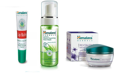 Himalaya LIP BLAM, PURIFYING NEEM FACE WASH ,REVITALIZING NIGHT CREAM(Set of 3)
Himalaya LIP BLAM, PURIFYING NEEM FACE WASH ,REVITALIZING NIGHT CREAM(Set of 3)