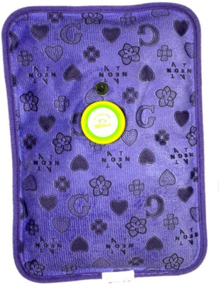 CRETO Extra Soft Velvet Fur Pocket Gel Pad electric 1 L Hot Water Bag(Purple)