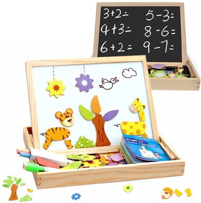 Assemble Wooden Educational Toys Magnetic Art Easel Animals Wooden Puzzles Games for Kids 03(Multicolor)
Assemble Wooden Educational Toys Magnetic Art Easel Animals Wooden Puzzles Games for Kids 03(Multicolor)