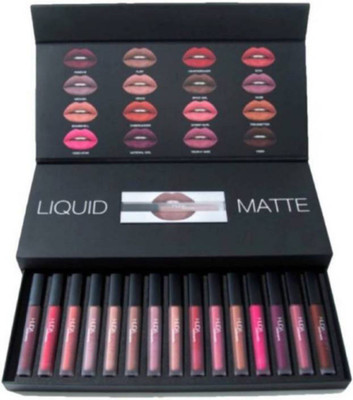 huda 16 set lipstick(multicolor, 5 ml)