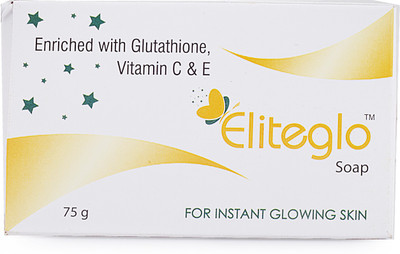 ELITEGLO Soap For Glowing & Brightening Skin (Value Pack of 5) (75 gm each)(375 g, Pack of 5)