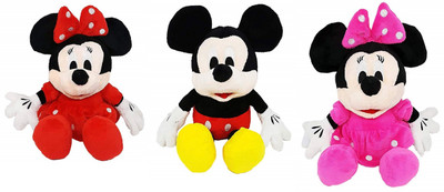 CREATIVEVILLA CUTE STUFFED COMBO MICKEY MINNIE MOUSE SOFT TOY CVST101010203 - 30 cm(Multicolor)
CREATIVEVILLA CUTE STUFFED COMBO MICKEY MINNIE MOUSE SOFT TOY CVST101010203 - 30 cm(Multicolor)