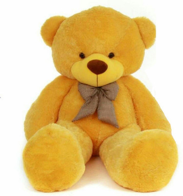 customer delight Cute and lovable teddy bear for Girl and Kids - 152 cm(Yellow)