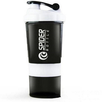 Spider Smart White Gym Protein Shaker with 2 compartments 500 ml Shaker(Pack of 1, White)
Spider Smart White Gym Protein Shaker with 2 compartments 500 ml Shaker(Pack of 1, White)