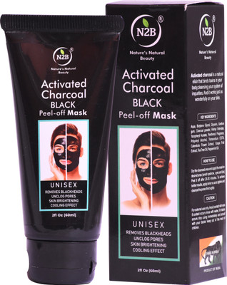 N2B CHARCOAL PEEL-OFF MASK - REMOVES BLACK HEADS UNLOG PORES SKING BRIGHTENING COOLING EFFECT 60ml(60 ml)
N2B CHARCOAL PEEL-OFF MASK - REMOVES BLACK HEADS UNLOG PORES SKING BRIGHTENING COOLING EFFECT 60ml(60 ml)