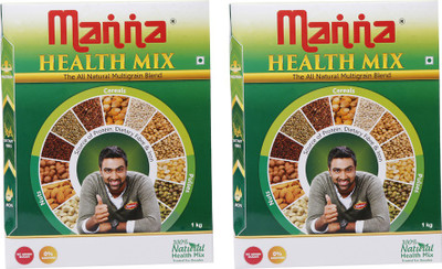 Manna Health Mix, Gluten Free & 100% Natural source of Protein, Dietary Fibre & Iron 1 kg(Pack of 2)
Manna Health Mix, Gluten Free & 100% Natural source of Protein, Dietary Fibre & Iron 1 kg(Pack of 2)