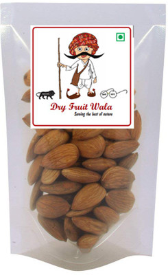 DryFruit Wala Natural Almonds(500 g, Pouch)