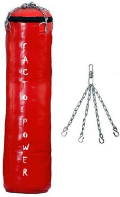 FACTO POWER 6.0 Feet Length RED Color With Chain Unfilled SRF - ECONOMIC Hanging Bag(6.0, 72 kg)
FACTO POWER 6.0 Feet Length RED Color With Chain Unfilled SRF - ECONOMIC Hanging Bag(6.0, 72 kg)