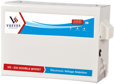 VEEYES VS 530DB Digital Voltage Stabilizer for Air conditioners upto 2 TN(Working Range : 150V - 270V)(Floral White)
VEEYES VS 530DB Digital Voltage Stabilizer for Air conditioners upto 2 TN(Working Range : 150V - 270V)(Floral White)