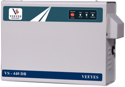 VEEYES VS 440DB Voltage Stabilizer for Air conditioners upto 1.5 TN (Working Range : 140V - 280V)(Off White)
VEEYES VS 440DB Voltage Stabilizer for Air conditioners upto 1.5 TN (Working Range : 140V - 280V)(Off White)