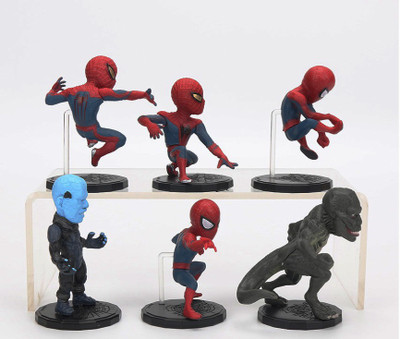 Jholmaal The amazing Spiderman collectible toy set of 6 with 4 x Spiderman + 1 x Electro + 1 x Lizard Figure Toy PVC Action Toys Figure Collection models(Multicolor)
Jholmaal The amazing Spiderman collectible toy set of 6 with 4 x Spiderman + 1 x Electro + 1 x Lizard Figure Toy PVC Action Toys Figure Collection models(Multicolor)