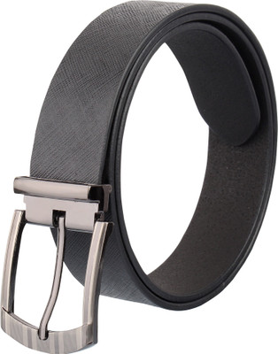 WELHIDES Men Casual Black Genuine Leather Belt