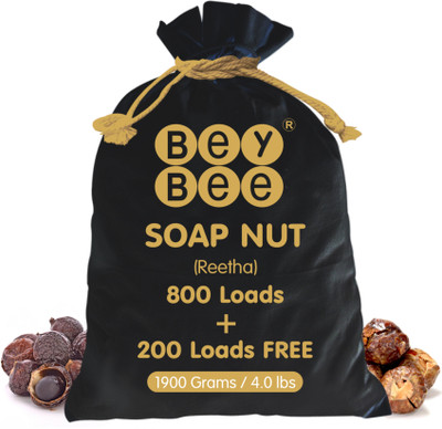 Bey Bee 100% Organic Multipurpose Reetha Shells for Laundry Detergent & Hair Wash - 1900gm(1900 g)
Bey Bee 100% Organic Multipurpose Reetha Shells for Laundry Detergent & Hair Wash - 1900gm(1900 g)