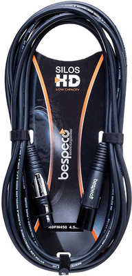 BESPECO HDFM450 Microphone Cable 4.5mtr Microphone cable - cannon male - cannon female(Black)
BESPECO HDFM450 Microphone Cable 4.5mtr Microphone cable - cannon male - cannon female(Black)